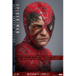 Spider-Man (Battle Damaged) by Hot Toys - MMS859 - Spider-Man 1/6 scale action figure