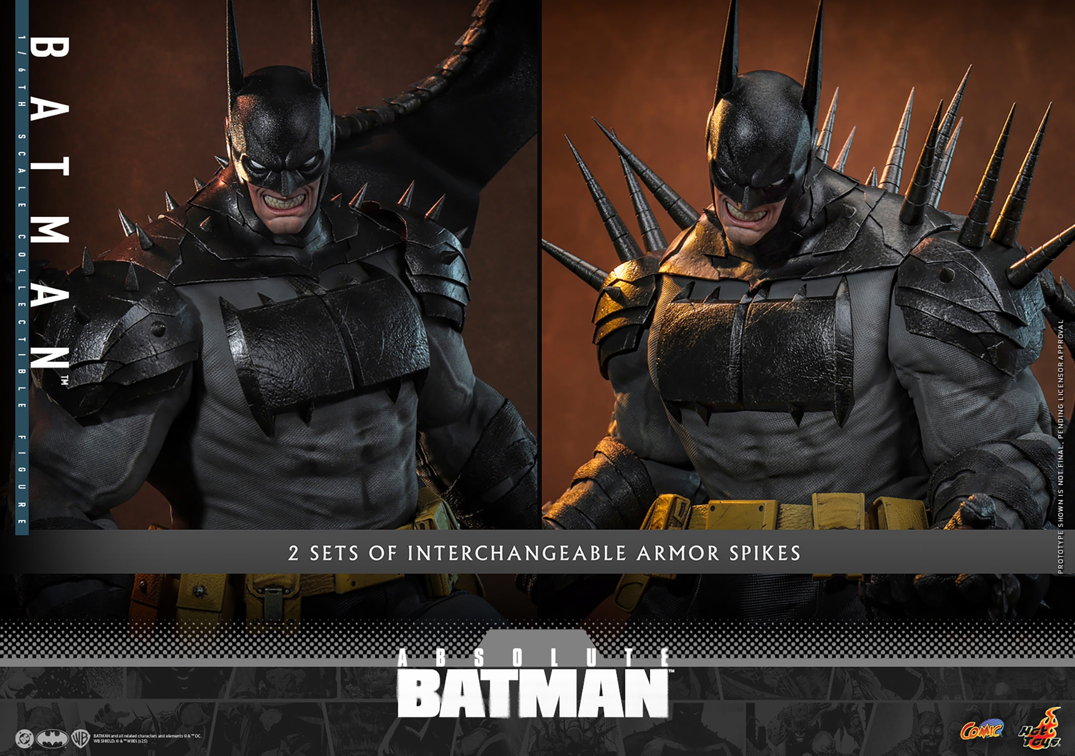 Batman par Hot Toys - figurine 1/6 Absolute Batman de 37 cm - CMS030