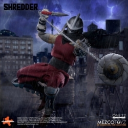 Shredder One:12 van Mezco - Teenage Mutant Ninja Turtles 1/12 schaal actiefiguur