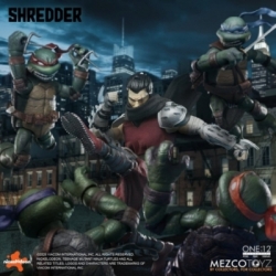 Shredder One:12 van Mezco - Teenage Mutant Ninja Turtles 1/12 schaal actiefiguur