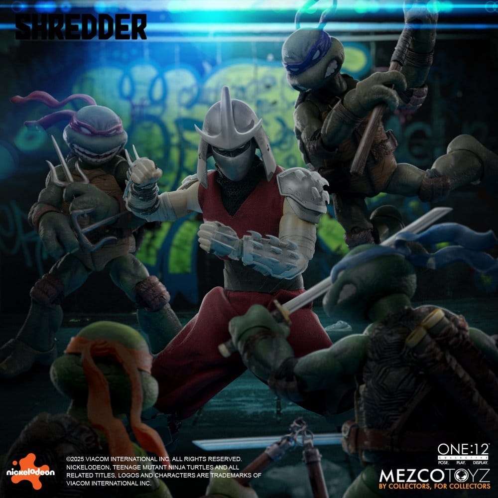 Shredder One:12 by Mezco - Teenage Mutant Ninja Turtles 1/12 scale action figure