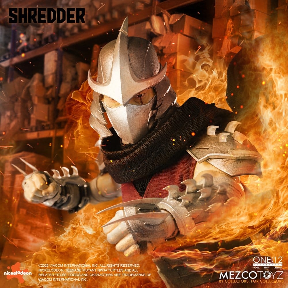 Shredder One:12 par Mezco - figurine 1/12 Tortues Ninja de 17 cm