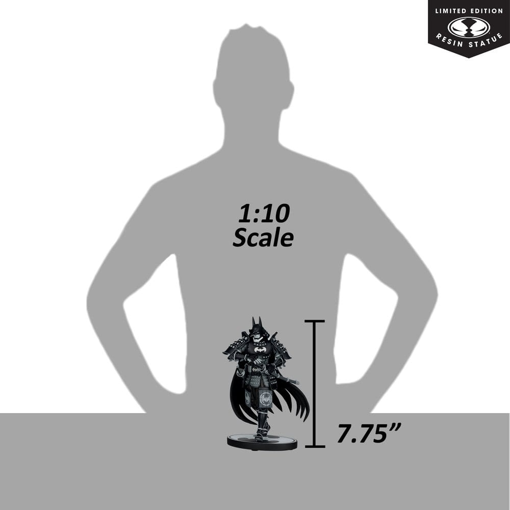 Batman Ninja Black & White par McFarlane Toys - statue 1/10 DC Comics de 20 cm