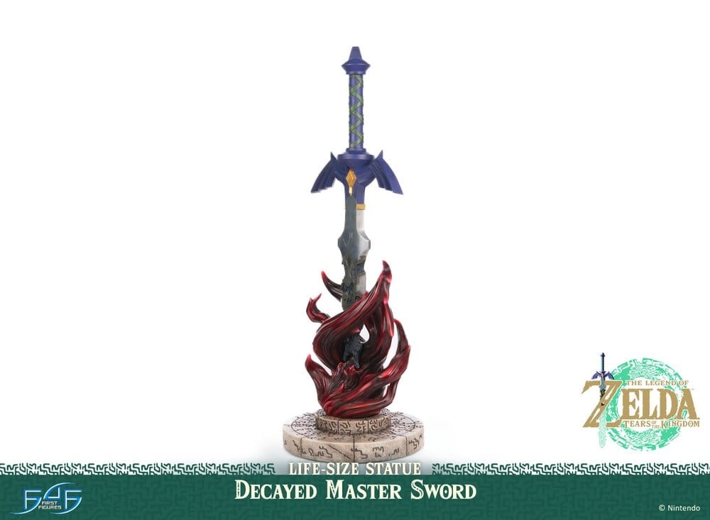 Decayed Master Sword Life-Size par First 4 Figures F4F - réplique 1/1 The legend of Zelda : Tears of the kingdom de 71 cm