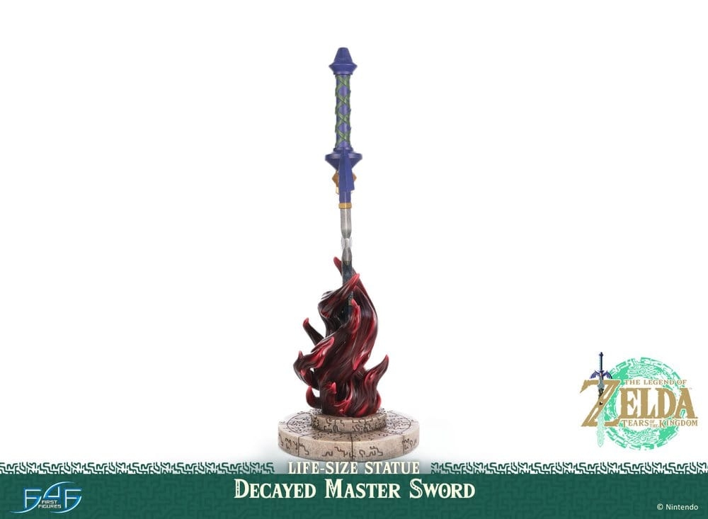 Decayed Master Sword Life-Size par First 4 Figures F4F - réplique 1/1 The legend of Zelda : Tears of the kingdom de 71 cm