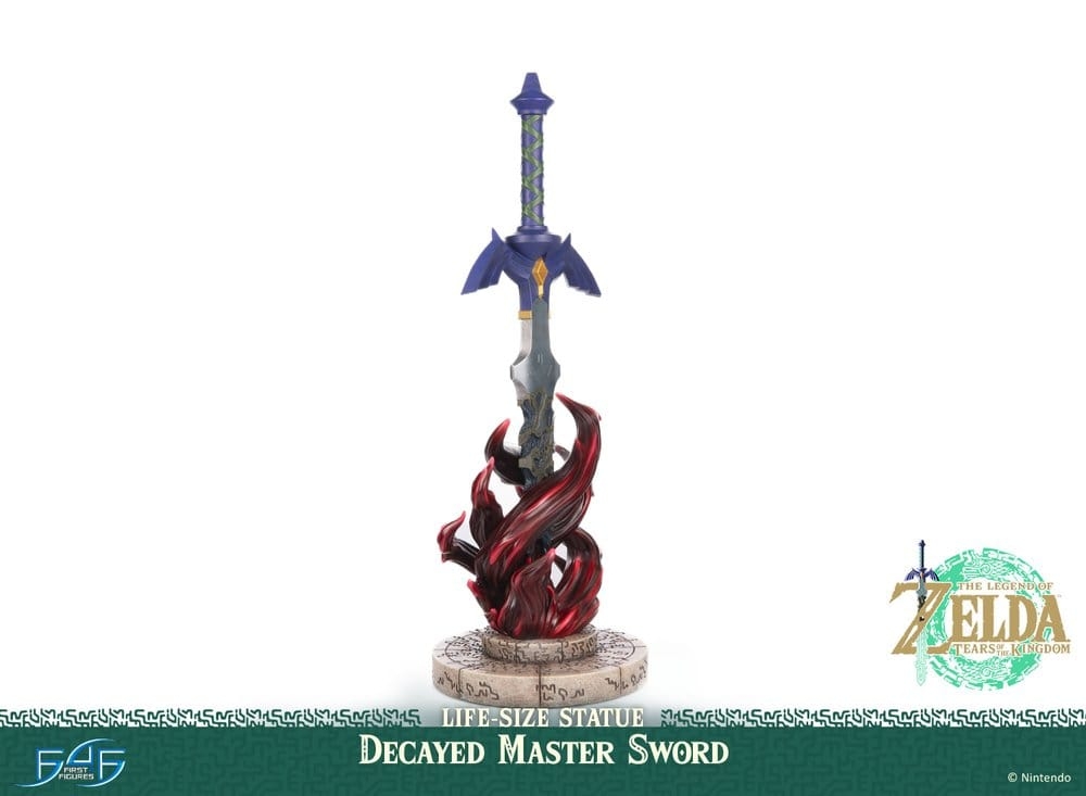 Decayed Master Sword Life-Size par First 4 Figures F4F - réplique 1/1 The legend of Zelda : Tears of the kingdom de 71 cm