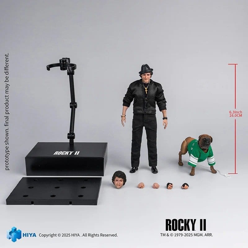 Rocky Exquisite Super Series par Hiya Toys - figurine 1/12 Rocky II de 16 cm