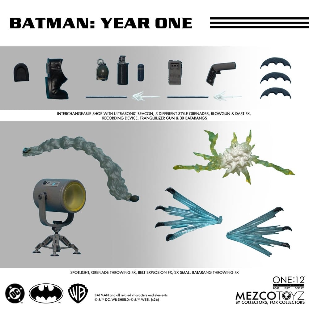 Batman One:12 by Mezco - Batman : Year One 1/12 scale action figure