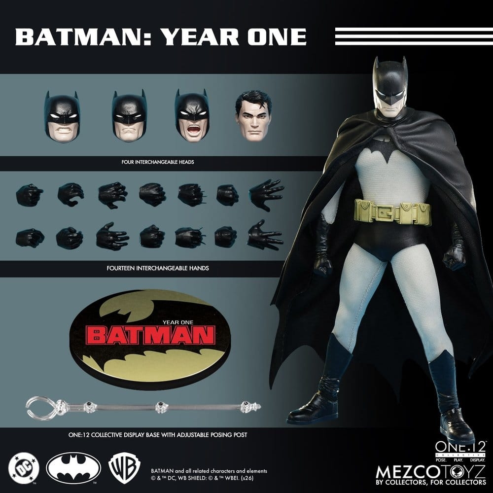 Batman One:12 by Mezco - Batman : Year One 1/12 scale action figure