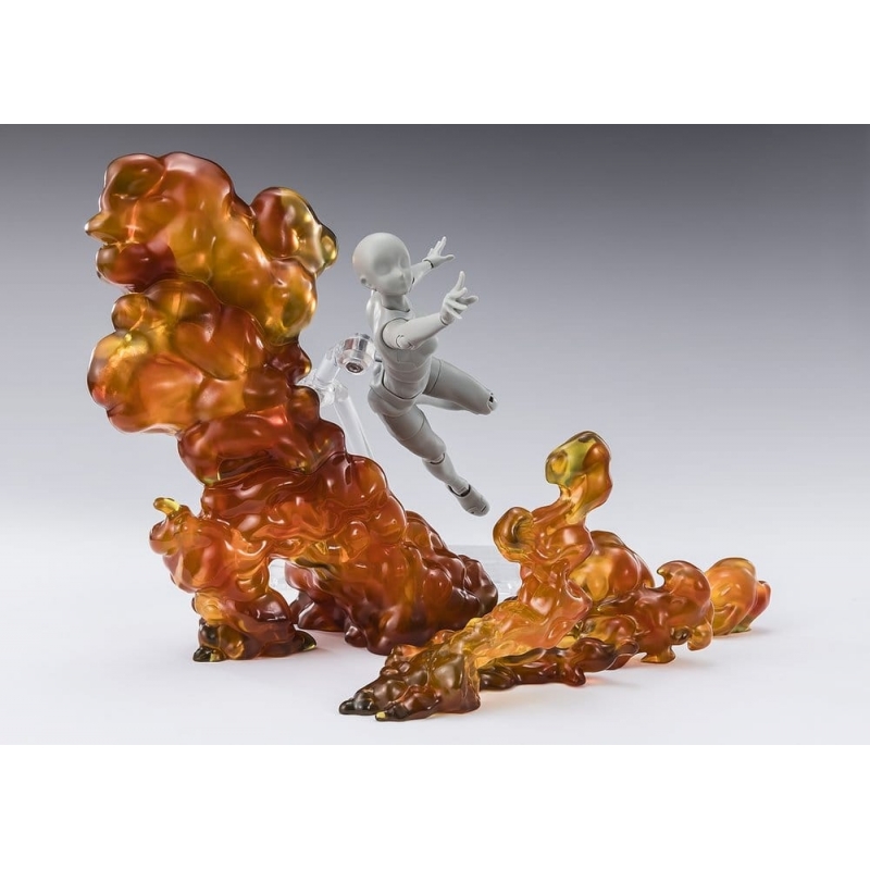 Bandai Tamashii Nations Tamashii Effect - Accessorio Energy Aura Red Ver. Per Action Figure. Crea Scene Di Battaglia Epiche!