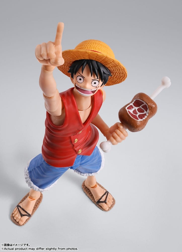 Monkey D Luffy (Romance Dawn) SH Figuarts Rerun par Bandai Tamashii Nations - figurine One Piece de 15 cm