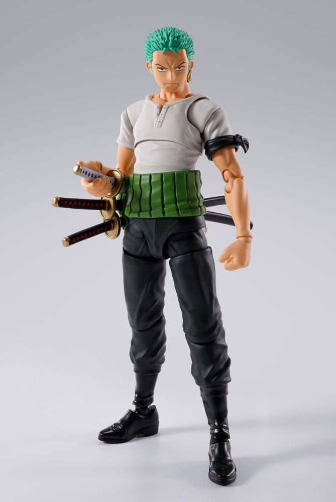 Roronoa Zoro (Romance Dawn) SH Figuarts Rerun par Bandai Tamashii Nations - figurine One Piece de 15 cm