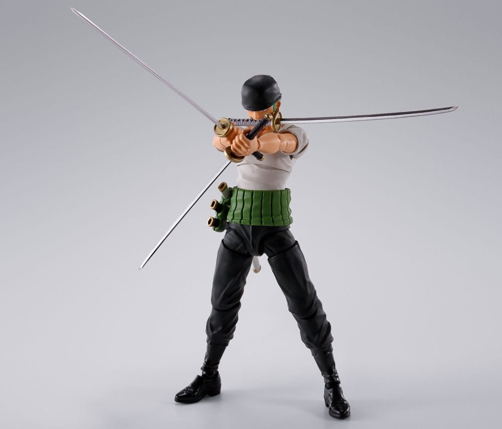 Roronoa Zoro (Romance Dawn) SH Figuarts Rerun par Bandai Tamashii Nations - figurine One Piece de 15 cm