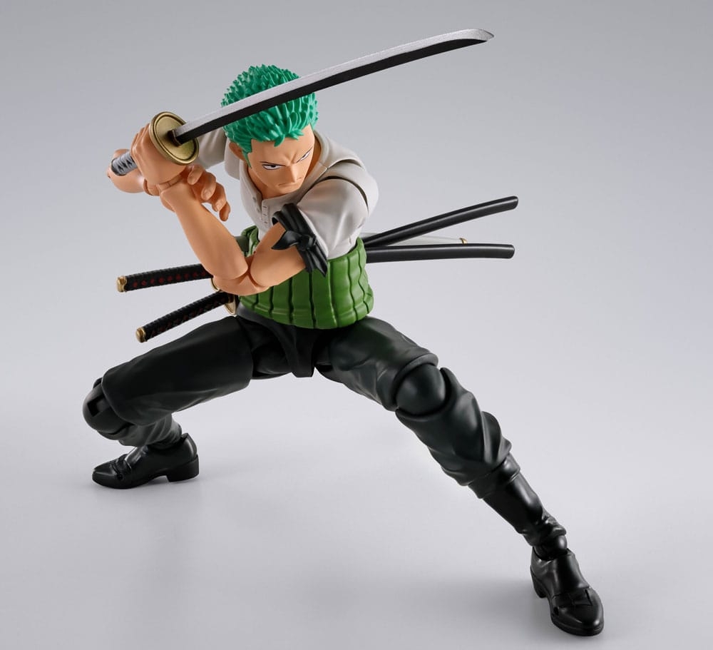 Roronoa Zoro (Romance Dawn) SH Figuarts Rerun par Bandai Tamashii Nations - figurine One Piece de 15 cm