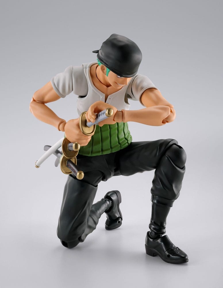 Roronoa Zoro (Romance Dawn) SH Figuarts Rerun par Bandai Tamashii Nations - figurine One Piece de 15 cm