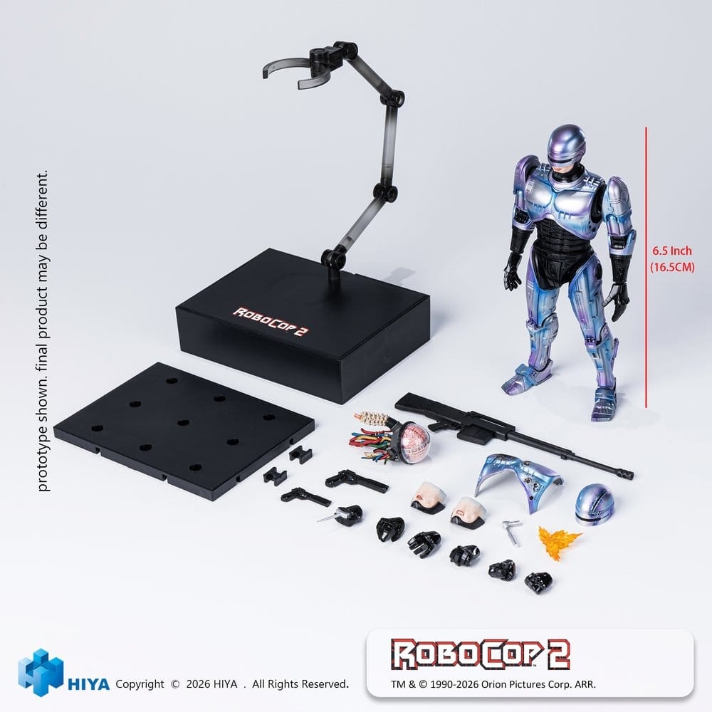 Robocop Exquisite Super Series par Hiya Toys - figurine 1/12 Robocop 2 de 17 cm