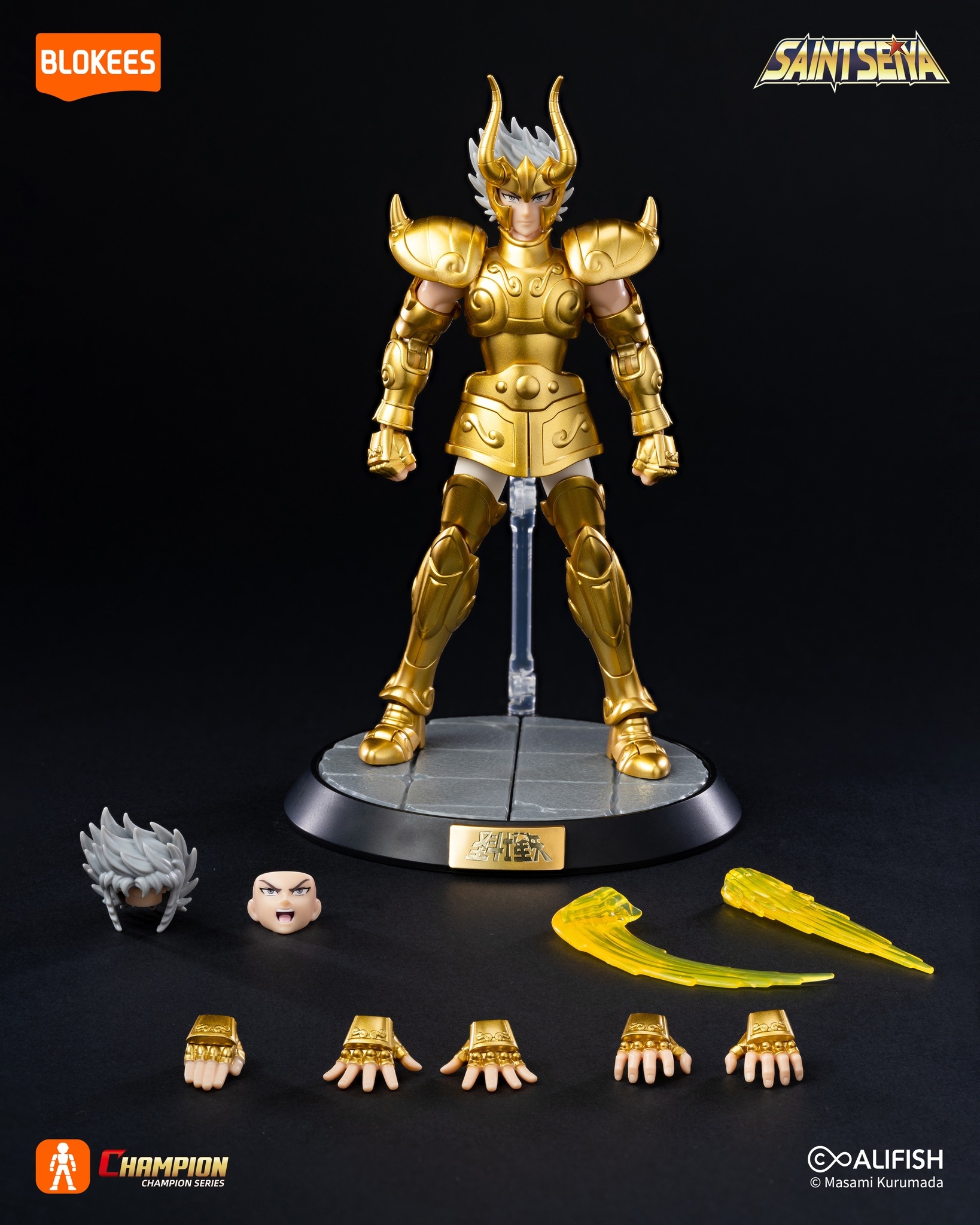 Capricorn Shura Champion Class by Blokees - Saint Seiya 15 cm action figure