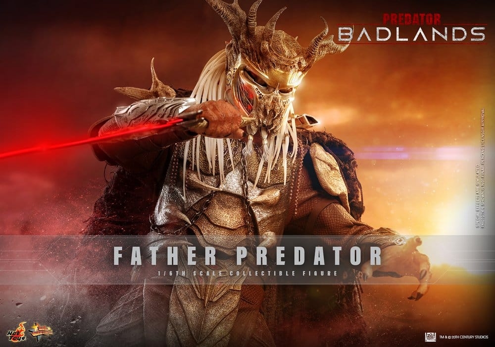 Njohrr (Father Predator) par Hot Toys - figurine 1/6 Predator : Badlands de 36 cm