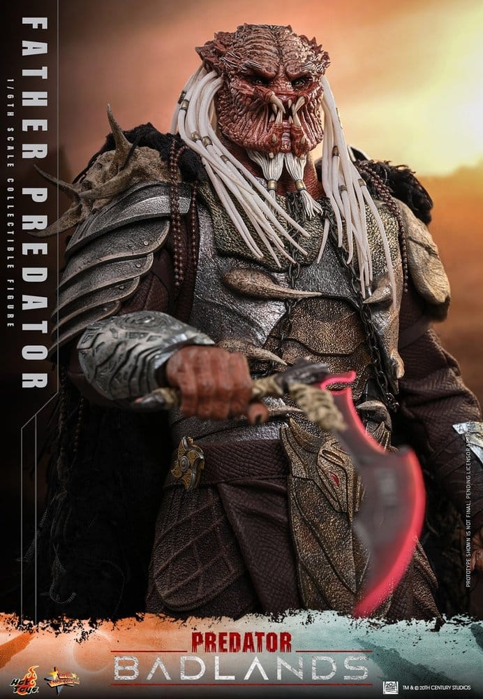 Njohrr (Father Predator) par Hot Toys - figurine 1/6 Predator : Badlands de 36 cm