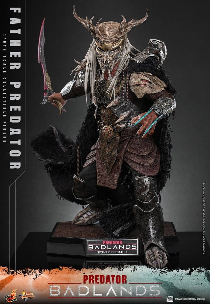 Njohrr (Father Predator) par Hot Toys - figurine 1/6 Predator : Badlands de 36 cm