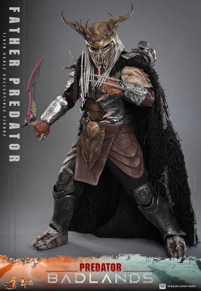 Njohrr (Father Predator) par Hot Toys - figurine 1/6 Predator : Badlands de 36 cm