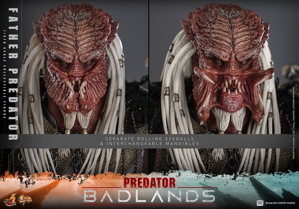 Njohrr (Father Predator) par Hot Toys - figurine 1/6 Predator : Badlands de 36 cm