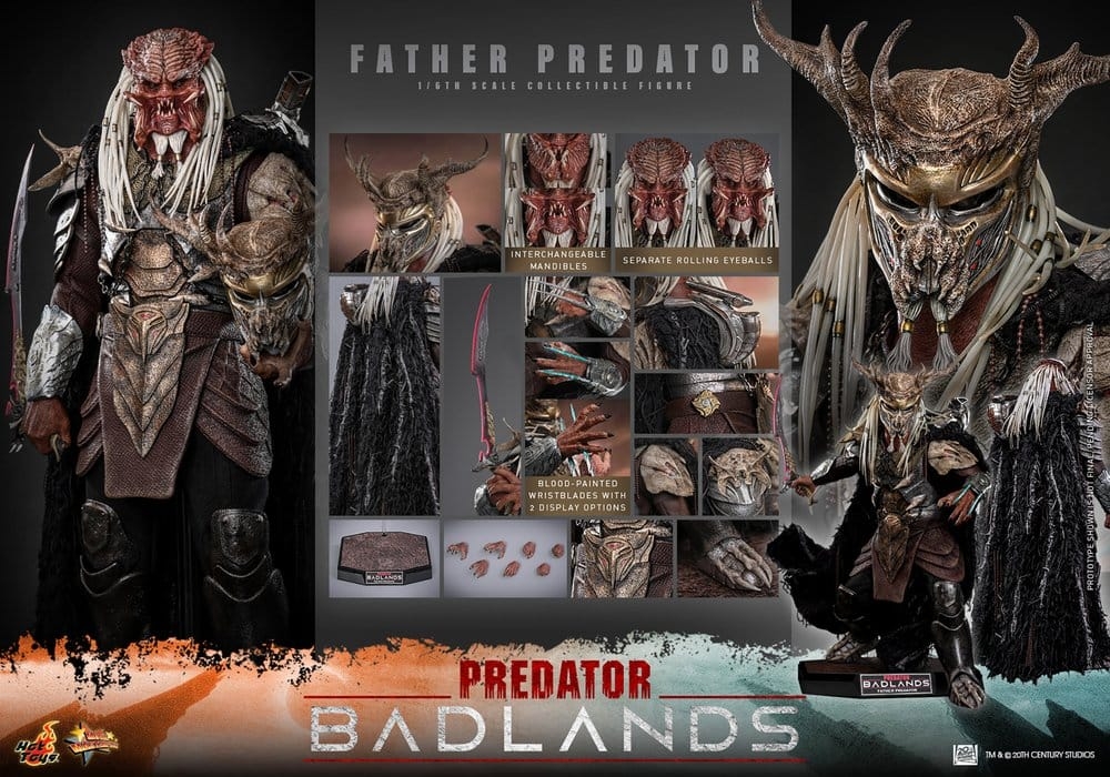Njohrr (Father Predator) by Hot Toys - Predator : Badlands 1/6 scale action figure