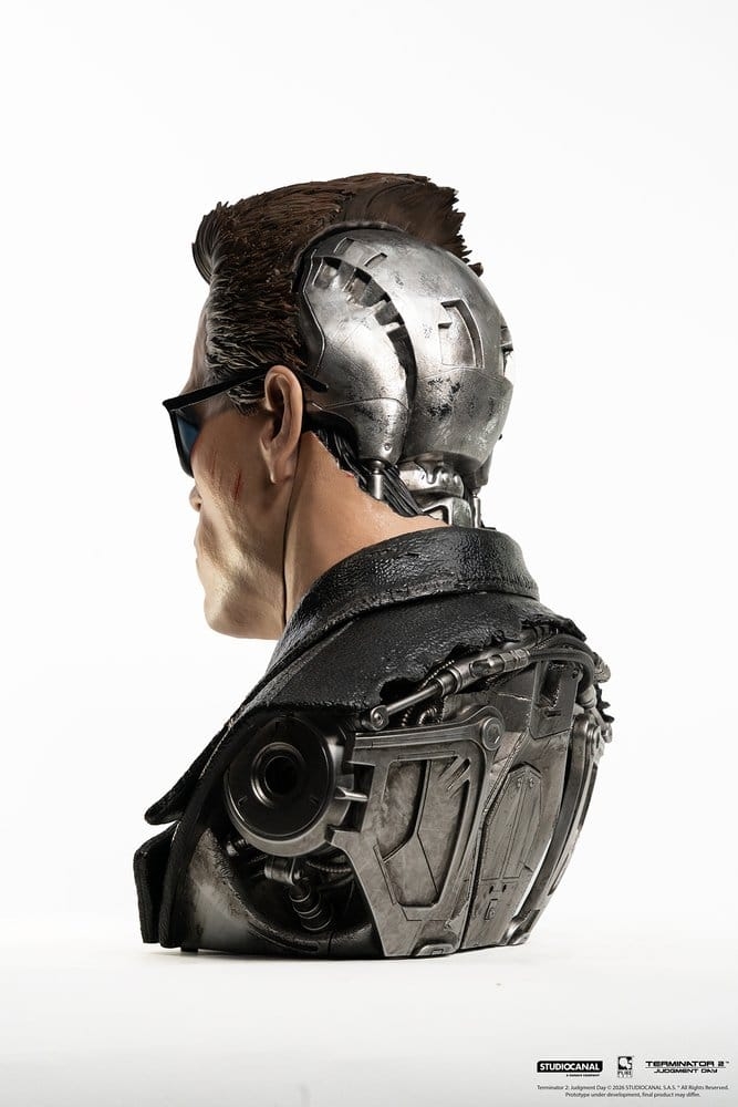 T-800 Model 101 by Pure Arts Battle Damaged - Terminator 2 1/1 scale bust