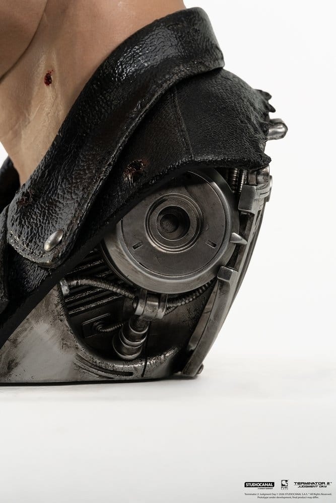 T-800 Model 101 Battle Damaged par Pure Arts - buste 1/1 Terminator 2 de 47 cm