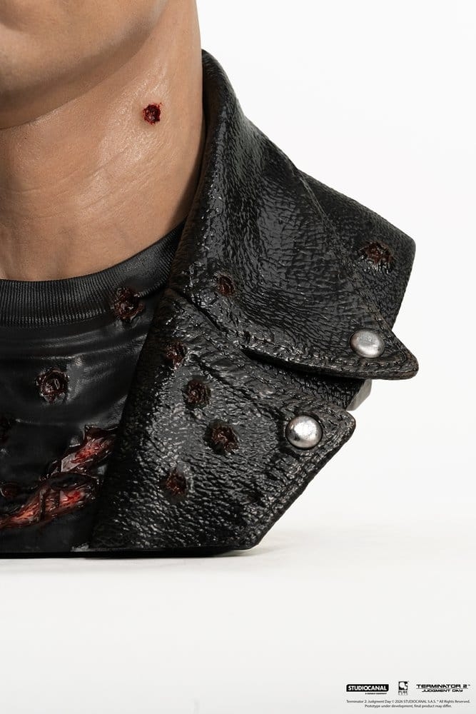 T-800 Model 101 Battle Damaged par Pure Arts - buste 1/1 Terminator 2 de 47 cm