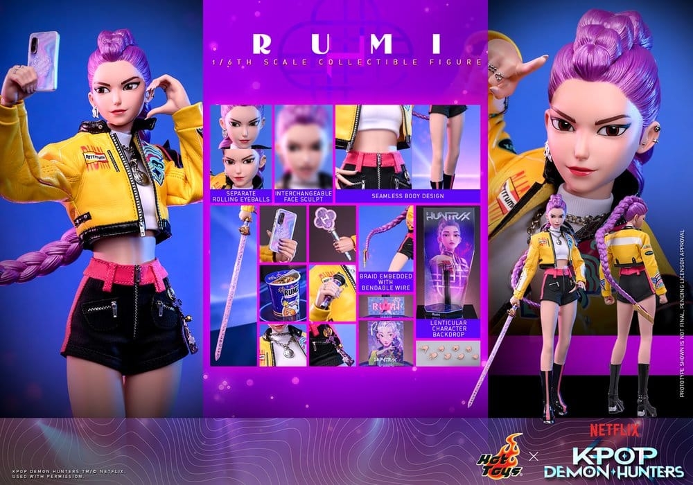 Rumi par Hot Toys - TMS176 - figurine 1/6 Kpop Demon Hunters de 28 cm