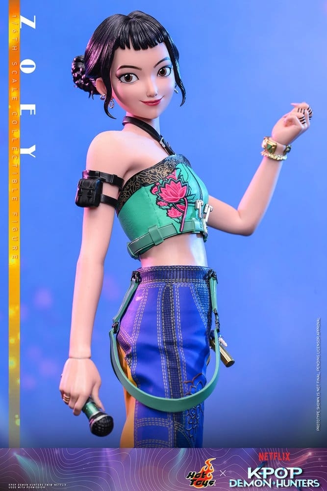 Zoey par Hot Toys - figurine 1/6 Kpop Demon Hunters de 27 cm