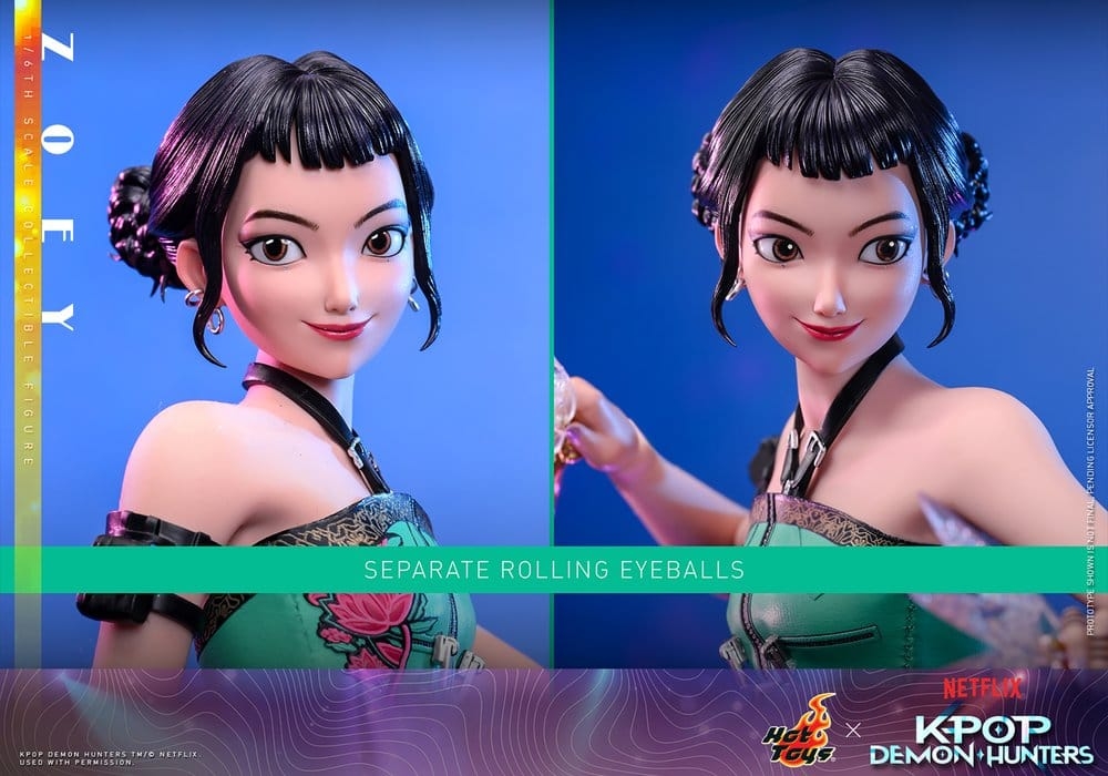 Zoey par Hot Toys - figurine 1/6 Kpop Demon Hunters de 27 cm