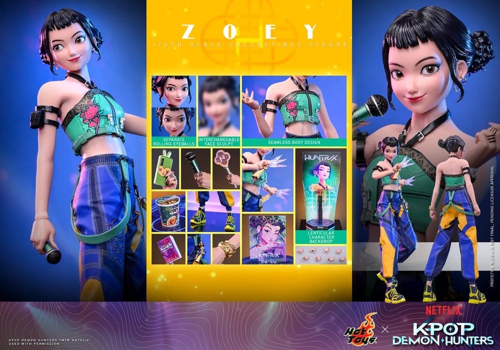 Zoey by Hot Toys - Kpop Demon Hunters 1/6 scale action figure