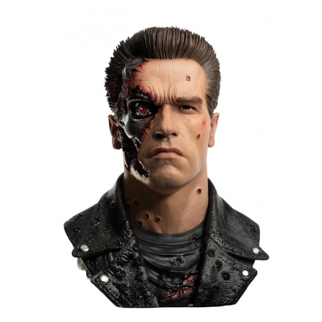 T-800 Model 101 by Pure Arts Battle Damaged - Terminator 2 1/1 scale bust