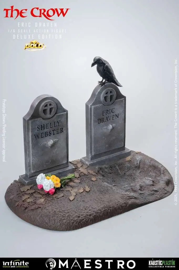 Eric Draven Maestro by Infinite Statue deluxe gold - The Crow 1/6 scale action figure