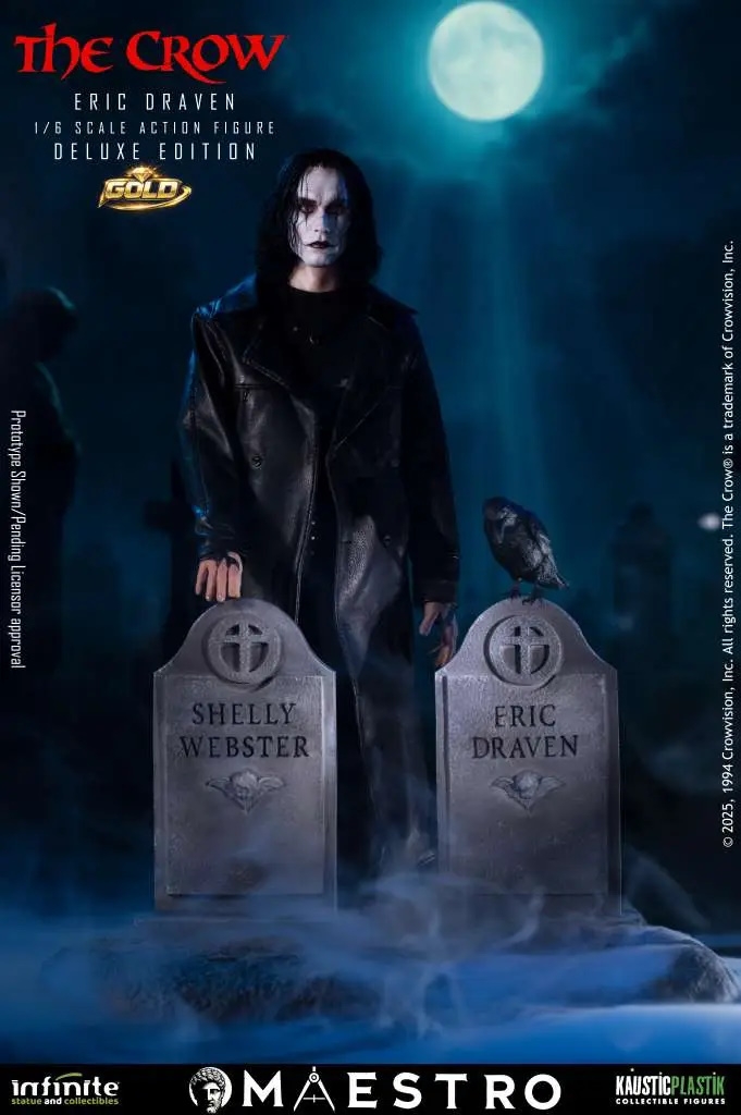 Eric Draven Maestro by Infinite Statue deluxe gold - The Crow 1/6 scale action figure