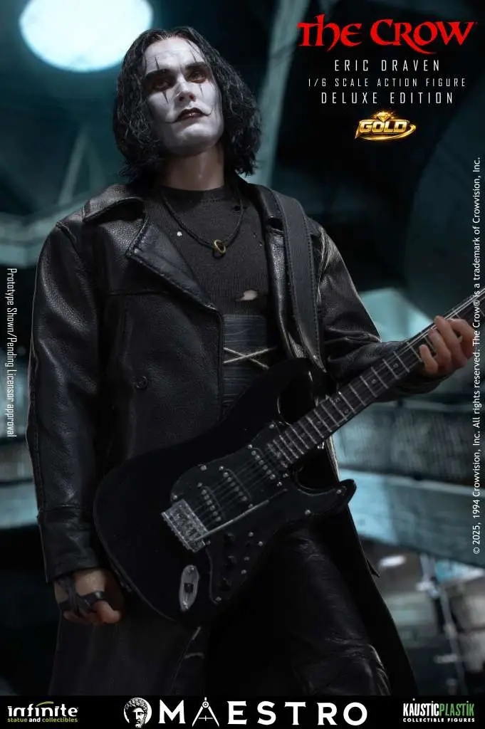 Eric Draven Maestro by Infinite Statue deluxe gold - The Crow 1/6 scale action figure