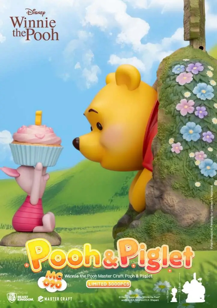 Winnie The Pooh and Pigglet Master Craft by Beast Kingdom - Disney 33 cm statue