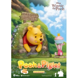 Winnie The Pooh and Pigglet Master Craft van Beast Kingdom - Disney 33 cm standbeeld