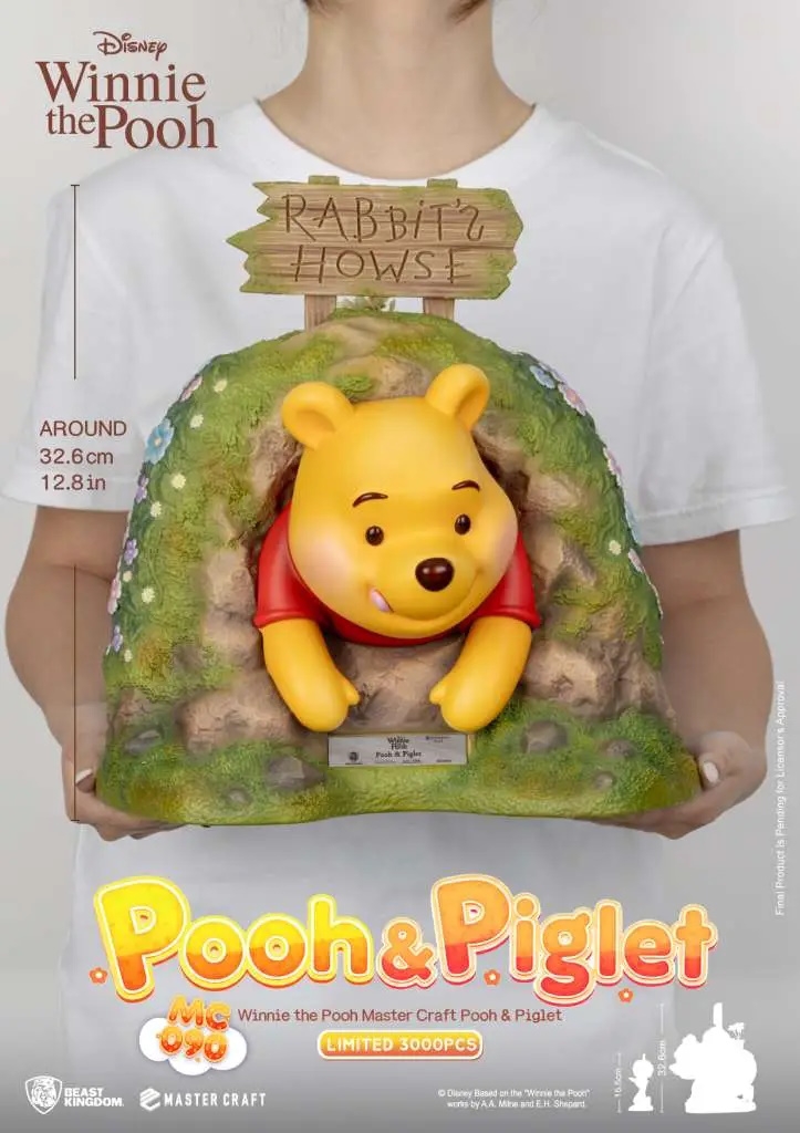 Winnie The Pooh and Pigglet Master Craft by Beast Kingdom - Disney 33 cm statue