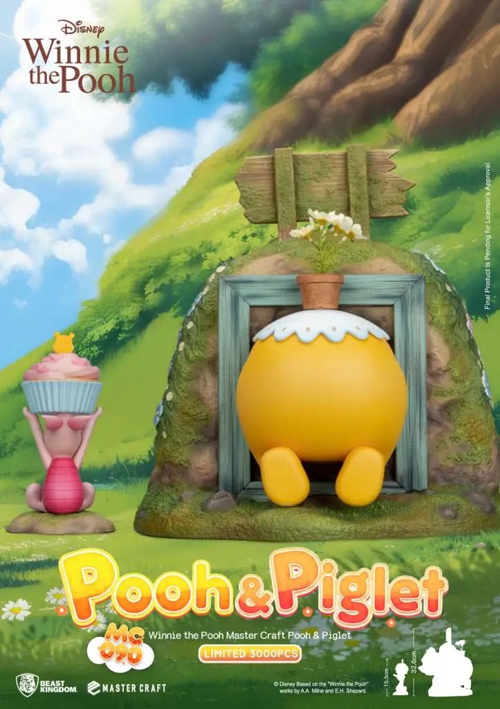 Winnie The Pooh and Pigglet Master Craft by Beast Kingdom - Disney 33 cm statue