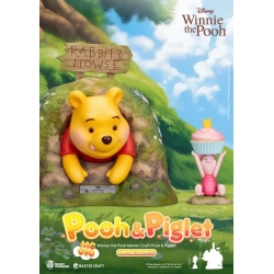 Winnie The Pooh and Pigglet Master Craft van Beast Kingdom - Disney 33 cm standbeeld