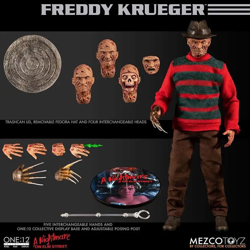 Freddy Krueger One:12 par Mezco - figurine 1/12 Nightmare On Elm Street de 16 cm