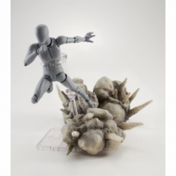 Explosion (Grey version) SH Figuarts by Bandai Tamashii Nations - 10 cm effect