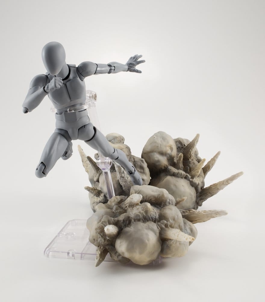 Explosion (Grey version) SH Figuarts by Bandai Tamashii Nations - 10 cm effect