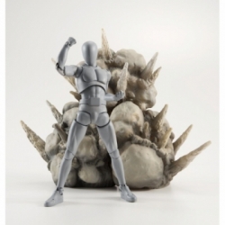 Explosion (Grey version) SH Figuarts by Bandai Tamashii Nations - 10 cm effect