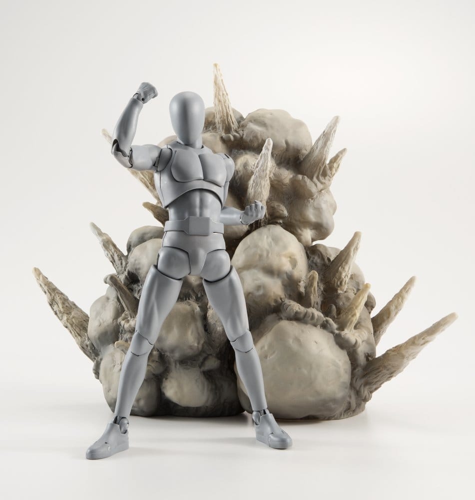 Explosion (Grey version) SH Figuarts by Bandai Tamashii Nations - 10 cm effect
