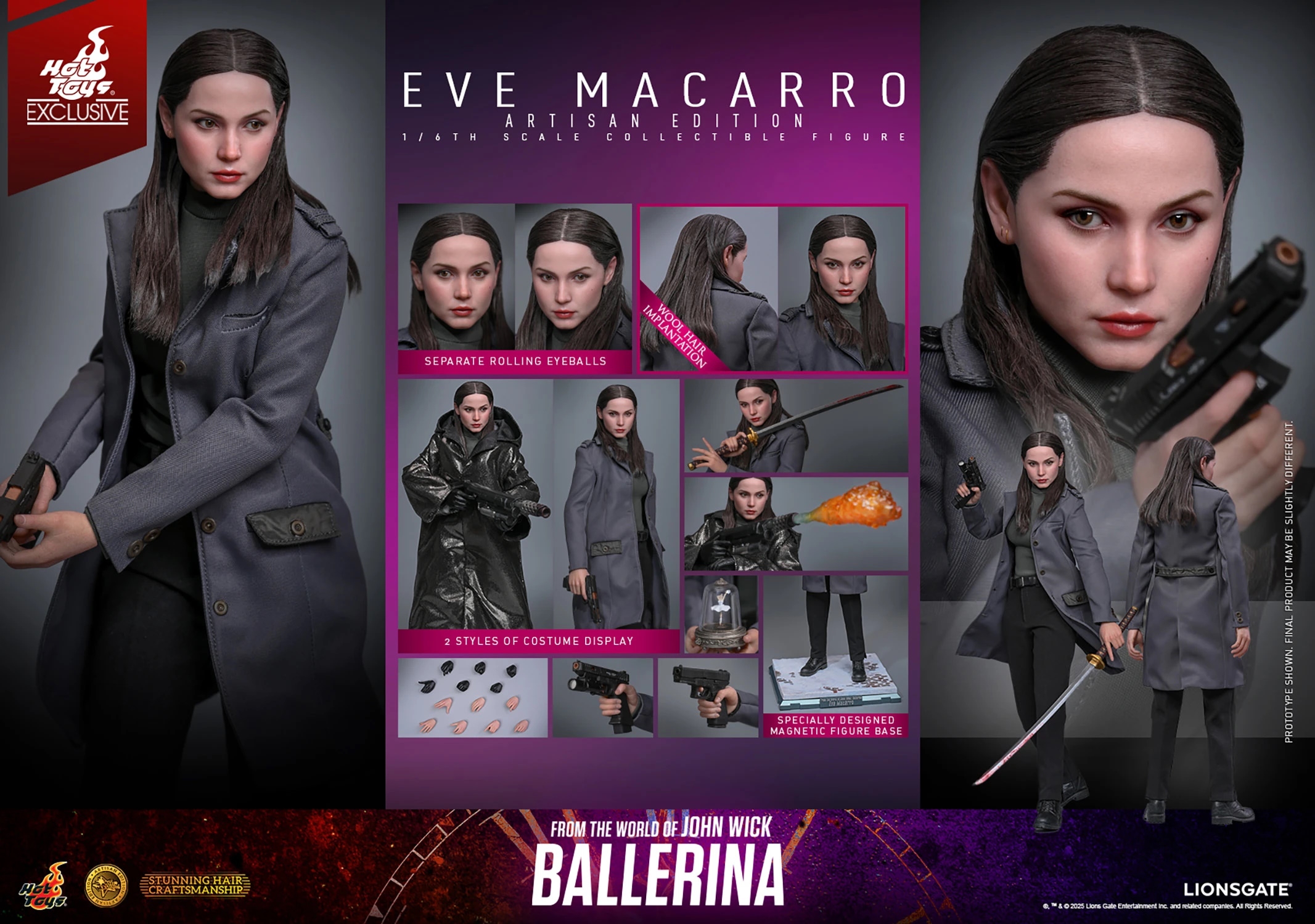 Eve Macarro (Artisan Edition) by Hot Toys - MMS847AE - Ballerina 1/6 scale action figure
