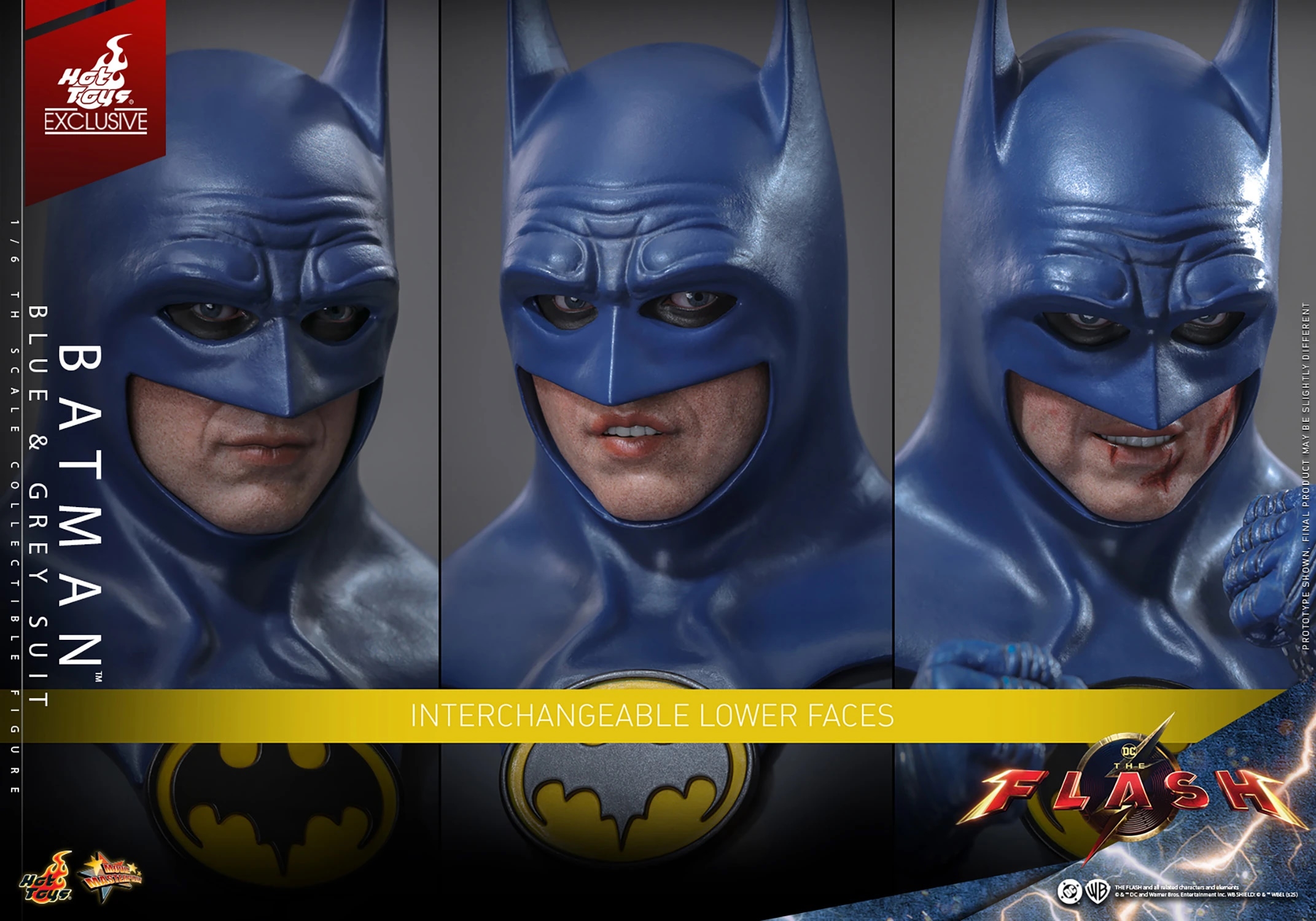 Batman (Blue and Grey Suit) par Hot Toys - MMS834 - figurine 1/6 The Flash de 30 cm